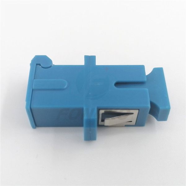 Auto Shutter Green Housing No Flange Type SC UPC SM MM Fiber Optic Adapter