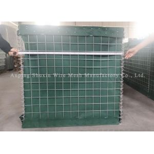 Military Protection Galvanized Wire Mesh Hesco Blast Walls Standard Size