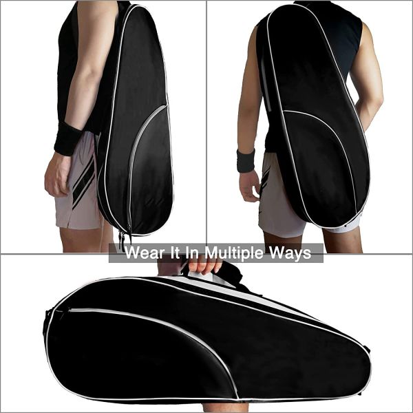 Travel 600D Polyester Tennis Racquet Backpack For Men