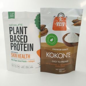 Custom Printed Mylar Packaging Bags Smell Proof Stand Up Hologram Cookie 30