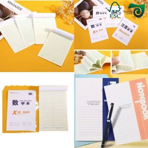 FSC Certified 80GSM Recycled Pulp Cream Woodfree Paper Ideal For Notebooks