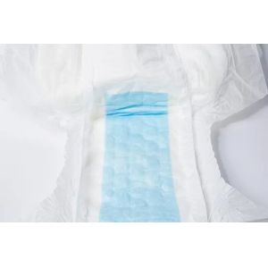 Unisex Adult Diaper with Wetness Indicator and Gathered Leg Cuffs