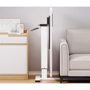 Foldable Metal Coffee Manual Height Adjustable Table with Italian Column and