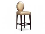 Unique Luxury Bar Stools For Restaurant / Upholstered Dining Room Chairs