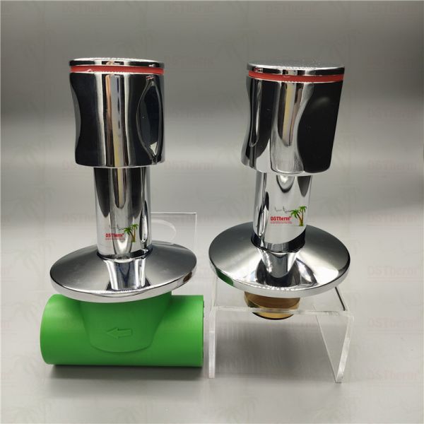Ppr Stop Valve Longer Handle Cutomized Handle Excellent Sealing Performance