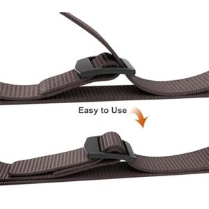 Unisex Tactical Canvas Web Belt Plastic Buckle Army 140cm