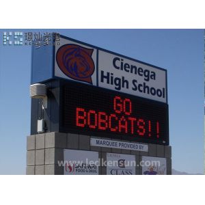 7500nit Single Color Led Display Programmable For Airport High Resolution