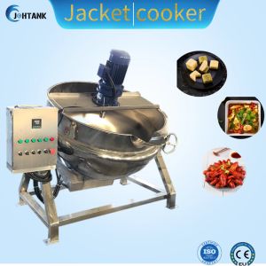 Industrial Double Jacketed Kettle 500L SUS304 With Mixer Cooking Pot