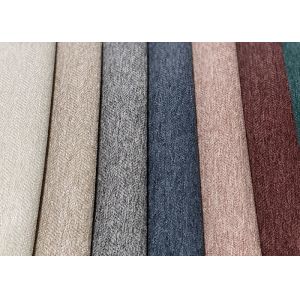 Anti Pill Chenille Sofa Fabric Heavyweight Polyester Plain Fabric