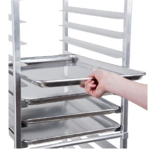 China                  Rk Bakeware China-800X600 Baking Tray Bakery Trolley Oven Rack              on sale