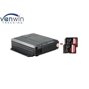4 Channel 1080P Dual SD Card Mobile Dvr With 4G GPS Wifi