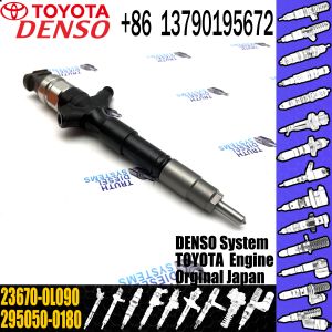 295050-0180 Common Rail Fuel Injector OEM For TOYOTA Hilux 2KD-FTV