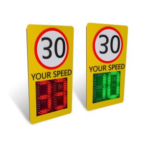 Over 150 Meters Radar Speed Sign With Mobile App Control Ip54