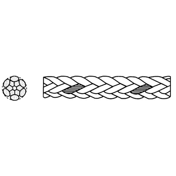 Abrasion-Resistant 12-Strand Polyethylene Rope For Ship Towing