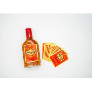 Transparent Custom Labels Self Adhesive Waterproof Holographic Sticker Paper