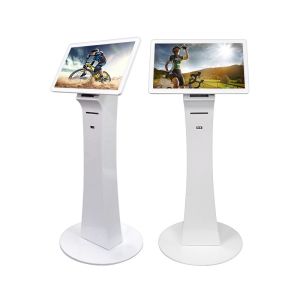21.5'' floor standing WIFI Multi Touch mini totem All In One PC LCD Kiosk With