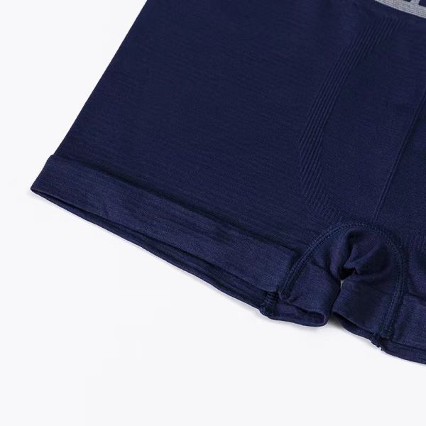 Men'S Printed Letter Underpants Mid Rise Boxer Shorts Nylon Brief Polyester Trunks Seamless