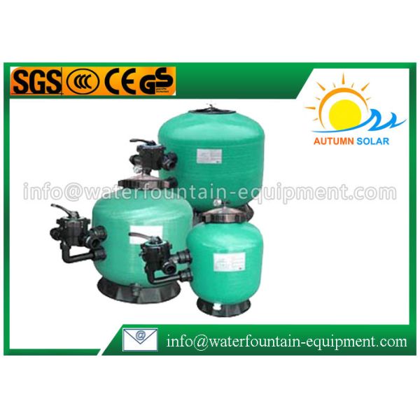 Fibreglass Sand Swimming Pool Filter Side Mount Bobbin Wound With Multiport