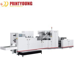 100GSM Automatic Paper Bag Making Machine 120mm Side Folding