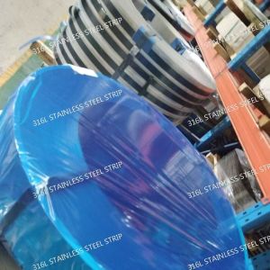 China 316L / 1.4404 Stainless Steel Strip Cut To Length Or Coil Custom Sizes on sale