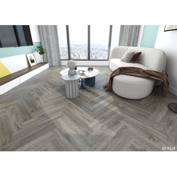 Quality Residential SPC Herringbone Floor Hotel BP Texture wholesale