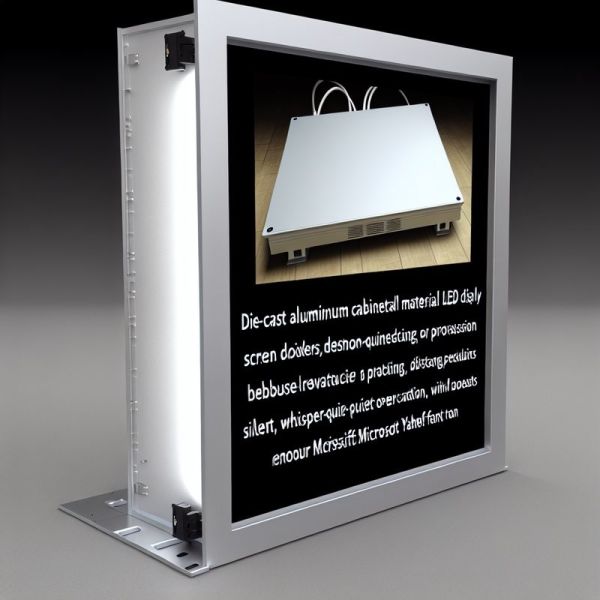 Quality Cabinet Material Die-cast Aluminum Rental LED Display Screen with Whisper-quiet Operation and 192x192 Resolution wholesale