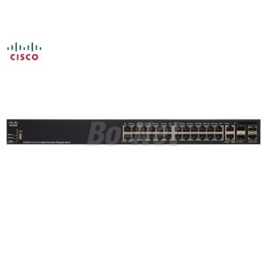 Stackable Managed Cisco Gigabit Switch 24 Port 128Gbps SG350X-24-K9-CN SG350X-24