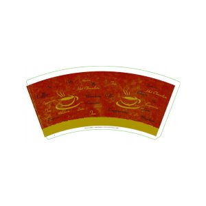 Cheap Five Star Paper Cup Fan 40gsm Normal Bulk Printed PE Coated for sale