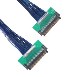 PCB Extremely Fine Coaxial Harnesses ERM8-040-01-L-D-EM2-TR Twin Coaxial AWG 40