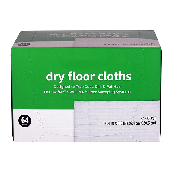 Quality 64 Count Home Dry Floor Cloths Disposable Dust Cleaning Cloth 10.4 X 8.0 Inches wholesale