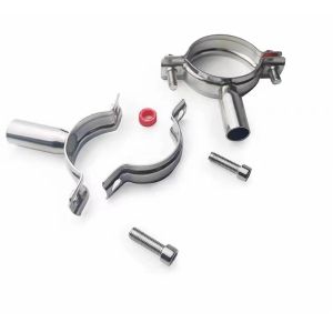 WZ Sanitary SS 304 316 Single Pin Clamp Tri Clamp Fittings Pipe Hanger Pipe