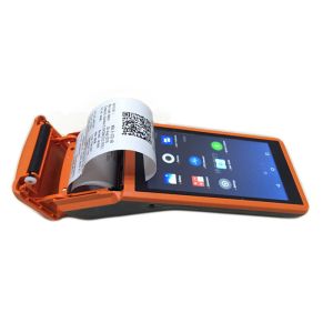 Portable Payment Android Handheld POS Terminal with Printer / 5.5 Inch Touch
