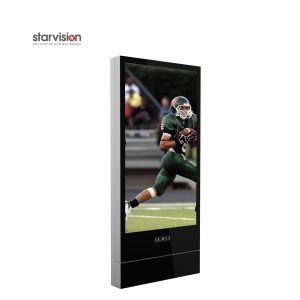 Android Freestanding Digital Posters 500nits High Brightness Digital Signage