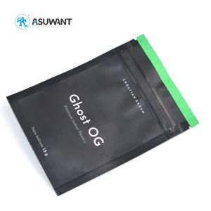 3.5g MOPP Smell Proof Packaging Bags Edible Empty Gravure Printing