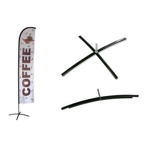 China Digital Printed Fiberglass pole Bowhead Flags Rustproof For Promotion Event on sale