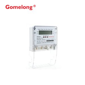 2022 Hot Sale Single Phase Two Wire Lcd Display Kwh Meter With Full PC Material