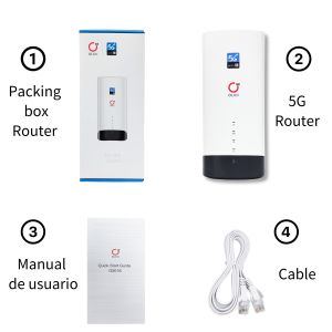 Olax G5018 indoor 2.4g&5g indoor wifi6 router wireless modem CPE Antenna port