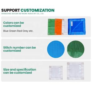 Construction Safety Mesh Sheet Scaffolding Netting Fireproof Mesh Sheets