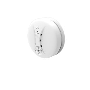 Battery Operated Smoke Fire Detector Photoelectric Sensor Alarms With Light