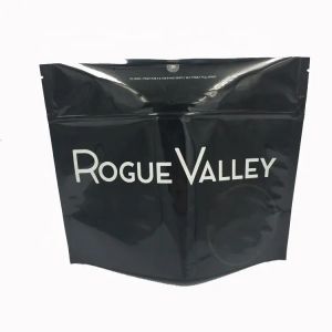 Aluminium Foil Exit Packaging Stand Up Pouch Child Resistant Mylar With Zipper