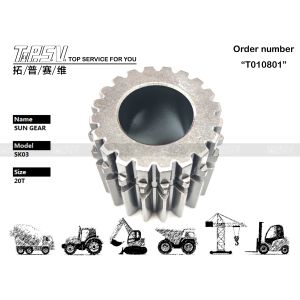 SK03 Excavator Swing 2 Stgae Sun Gear With High Durability View Image