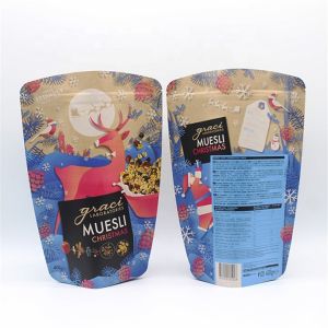 CMYK Printed 70g Kraft Paper Laminated Bags