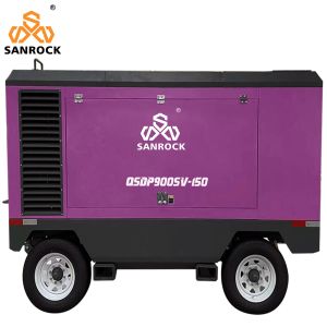 Diesel Driven Screw Air Compressor High Pressure Portable Mining Screw Air