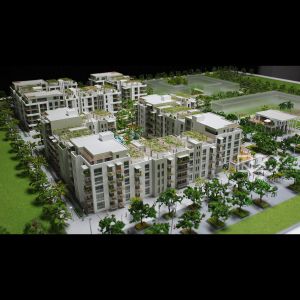 Small Morocco EAGLE HILLS Architectural Model Making Supplies 1/200 Rabat Square