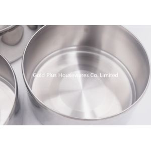 14cm Simple custom round lunch bento box stainless steel thailand tiffin with