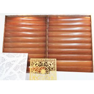 Mobilizable Profile Aluminum Sun Shade Louver System with Foaming Filler