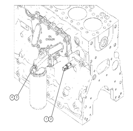 237-4894 2374894 Pressure Switch Fitting Excavator Electric Parts For 3054C C4.4