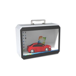 AC100V Transparent LCD Advertising Screen 15.6 Inch IPS EDP 20W