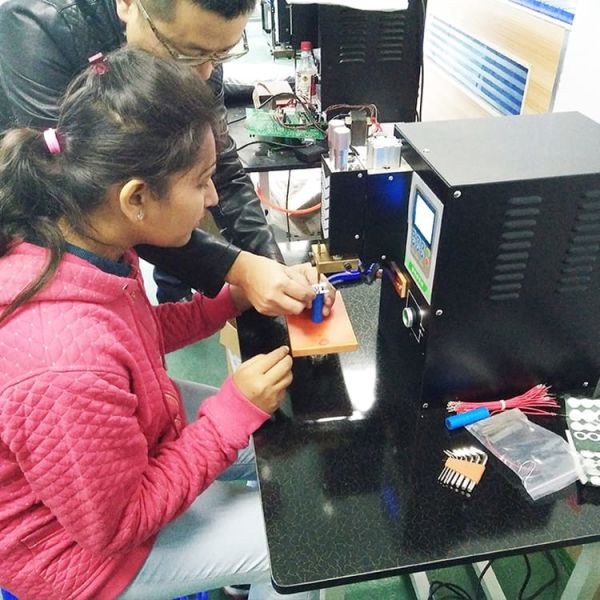 Manual Battery Pack Welding Machine , Two Electrode Li Ion Spot Welder