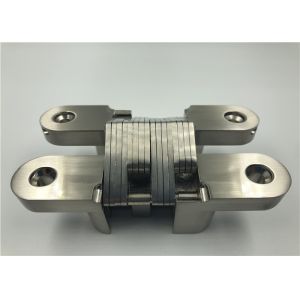 Flexible Heavy Duty Invisible Hinge With Brushed Nickel Surface Finish